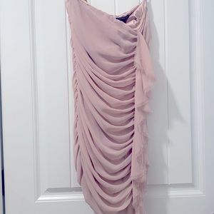 Express size 6 Dusty Pink strapless dress